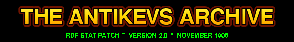 THE ANTIKEVS ARCHIVE: RDF Stat Patch, Version 2.0, November 1995