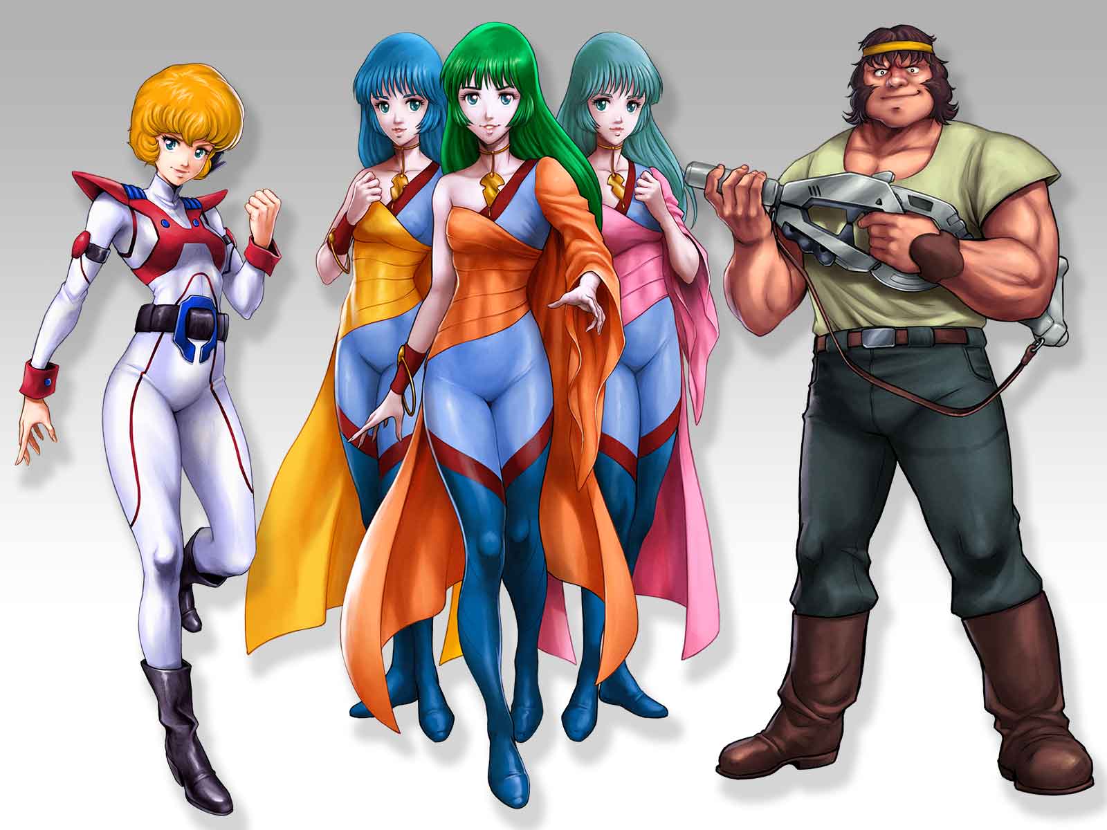Dana Sterling and other characters of the Second Robotech War